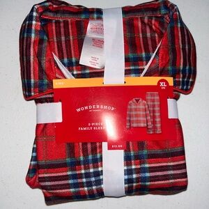 Kid’s Wondershop Red Plaid Family Sleepwear Set